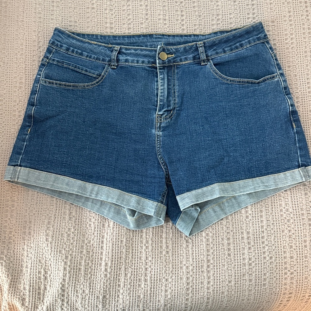 Blue Denim Shorts